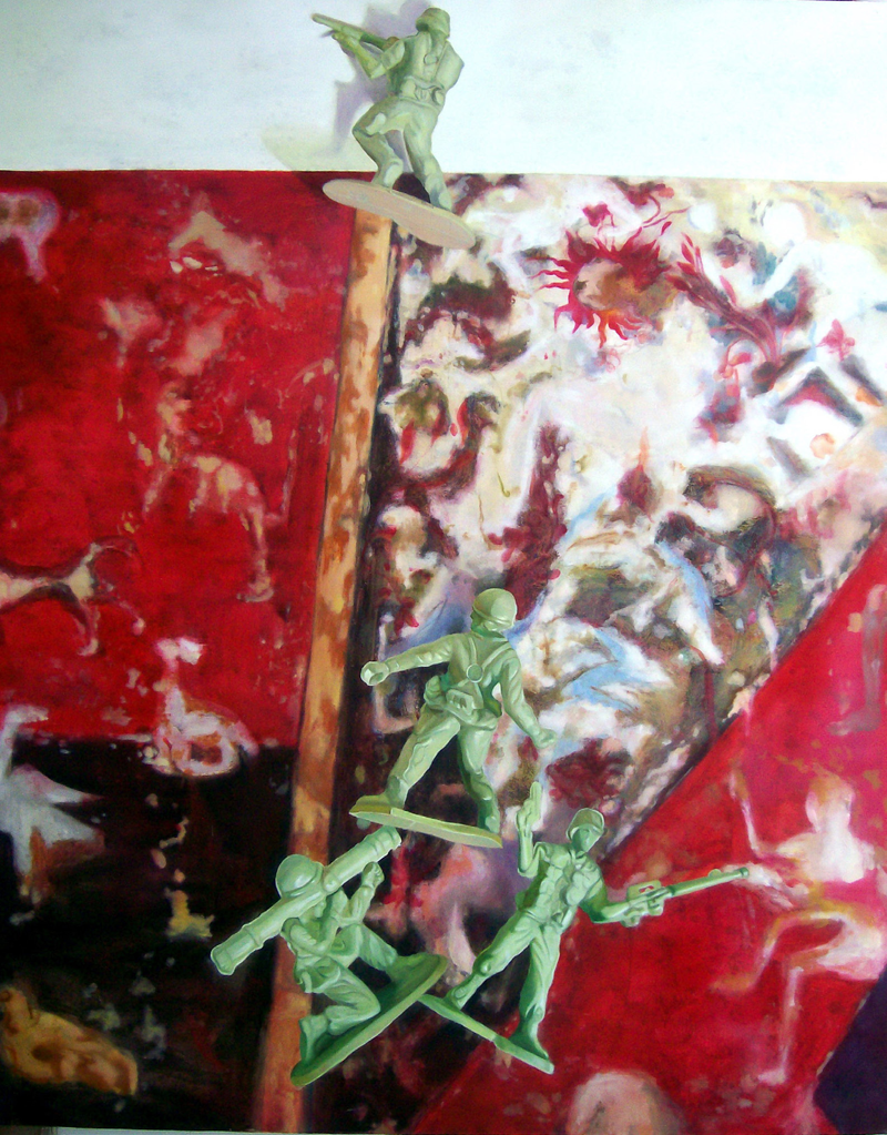 《震 之一》180cm×140cm 布面油画 2006