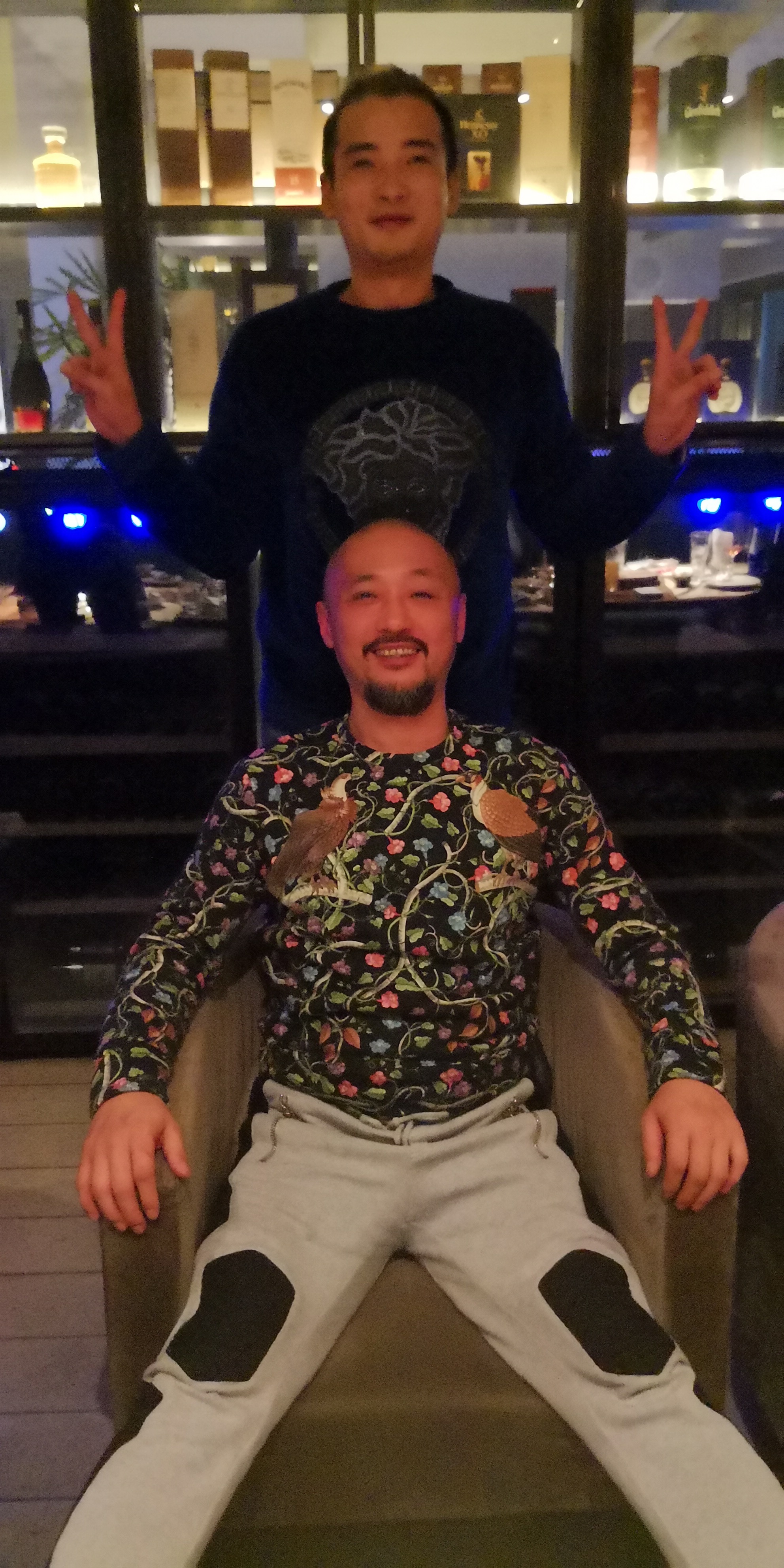 2017年与导师常青合影